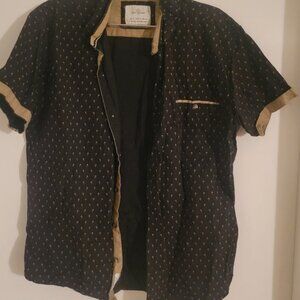 Pineapple button down shirt